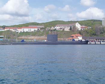 Hafen von Saßnitz englisches UBoot 1