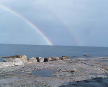 Regenbogen auf Hanö